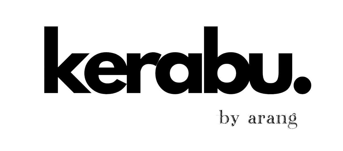 Kerabu by arang logo in black